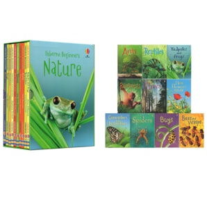 初探自然 Usborne Beginners Nature 10冊禮盒套裝 英文原版初學者科普系列 尤斯伯恩兒童英語啟蒙繪本少兒科學科普讀物\x0a 綠山墻圖書