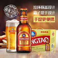 TSINGTAO 青島啤酒 金質(zhì)小棕金小麥啤酒 296ml*24瓶