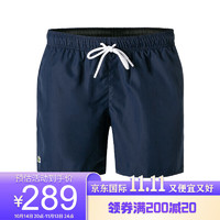 LACOSTE 拉科斯特 法國鱷魚 男士短褲休閑百搭 MH6270 送男友 802深藍色