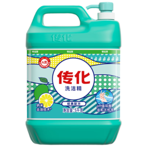 傳化洗潔精5KG*4大桶洗潔精檸檬清香去油食品級商用餐具果蔬清洗劑