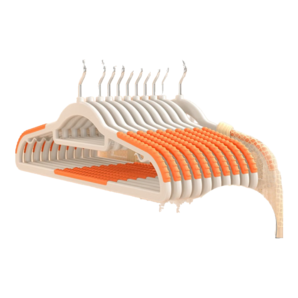向澤衣架宿舍用學(xué)生防滑無痕衣架家用掛衣陽臺(tái)植絨衣?lián)巫訉捈缱o(hù)衣架 雙衛(wèi)防滑無痕【季風(fēng)橙】 20只