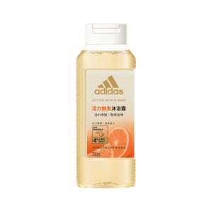 阿迪達斯 （adidas）女士活力觸發(fā)沐浴露250ml 補水保濕護膚 改善粗糙肌膚 抗氧化