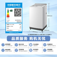 小天鵝 波輪洗衣機 水魔方防纏繞后控觸屏護腰 直驅(qū)變頻  純白機身  10公斤