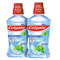 Colgate 高露潔 酷爽薄荷漱口水 0酒精 500ml*2瓶