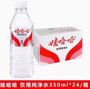 百億補(bǔ)貼！WAHAHA 娃哈哈 純凈水350ml*24