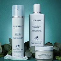 Liz Earle 熱布巾潔面100ml+化妝水200ml+面霜50ml