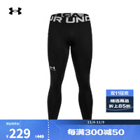 安德瑪 UNDERARMOUR）ColdGear Armour男子保暖訓練運動緊身褲1366075 黑色002