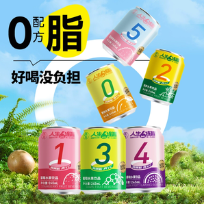 摘養(yǎng) 草莓/黃桃/菠蘿/葡萄果粒果汁 245mL*10瓶