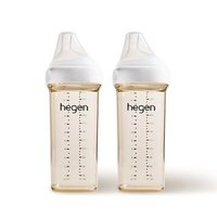 hegen 嬰兒寬口奶瓶易清洗 330ml*2