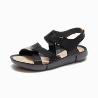 Clarks 其樂 女士英倫風(fēng)露趾羅馬涼鞋