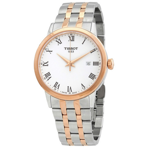 TISSOT 天梭 夢(mèng)媛系列 白色表盤石英男表 T129.410.22.013.00