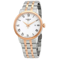 TISSOT 天梭 夢媛系列 白色表盤石英男表 T129.410.22.013.00