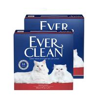 EVER CLEAN 鉑鉆 everclean 膨潤(rùn)土貓砂紅標(biāo) 25磅/11.3千克*2盒