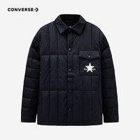 CONVERSE 匡威 童裝兒童輕保暖羽絨服 正黑色