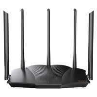 Tenda 騰達(dá) AX12 Pro 雙頻3000M 家用千兆無線路由器 WiFi 6 黑色 單個裝