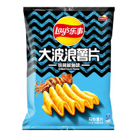 Lay's 樂事 大波浪 馬鈴薯片 鐵板魷魚味 135g