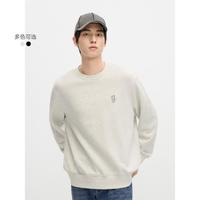 GXG 男士撞色印花時尚休閑寬松圓領衛(wèi)衣