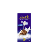 Lindt 瑞士蓮 Swiss Classic瑞士經(jīng)典 牛奶巧克力 100g 排塊裝