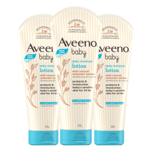 艾惟諾（Aveeno）嬰兒潤膚乳兒童身體乳液每日倍護(hù)潤膚露無香型227g 倍護(hù)潤膚乳227g*3【25年9月】