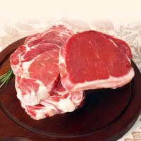 WOWBEEF 萬馨沃牛 原切谷飼眼肉西冷牛排組合裝800g（4片裝） 健身輕食燒烤牛肉