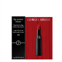 EMPORIO ARMANI ARMANI）摯愛啞光唇膏口紅400#阿瑪尼紅1.4g  顯白易上色