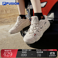 FILA 斐樂(lè) FUSION 斐樂(lè)官方魚刺女老爹鞋2020秋冬透氣網(wǎng)面休閑時(shí)尚運(yùn)動(dòng)鞋 沙漠粉/奶白-PG-T12W034105F 38.5