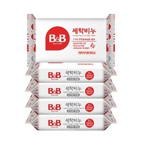 B&B 保寧 米嬰幼兒B&B洗衣皂 洋槐香 200g*5