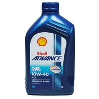 愛(ài)德王子 Shell 殼牌 Advance 愛(ài)德王子 4T AX7 10w-40 四沖程摩托車(chē)機(jī)油 1L