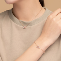 88VIP！SWAROVSKI 施華洛世奇 清雅天鵝女項鏈鎖骨鏈 5469989