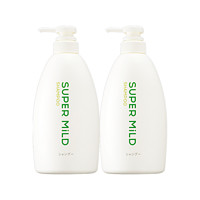 SUPER MILD 惠潤(rùn) 肌底洗發(fā)水綠野芳香洗發(fā)水600ml*2瓶
