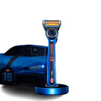 Gillette 吉列 LABS熱感手動剃須刀禮盒裝 布加迪跑車 1刀架+2刀頭+充電底座