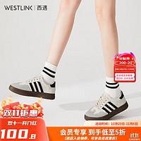 WESTLINK 西遇 德訓(xùn)鞋女2024新款秋季