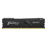 Kingston 金士頓 FURY 32GB(16G×2)套裝 DDR4 3200 C16 臺(tái)式機(jī)內(nèi)存條 Beast野獸系列