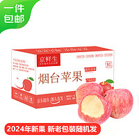 Mr.Seafood 京鮮生 山東煙臺(tái)紅富士蘋(píng)果 9斤裝單果80-85mm