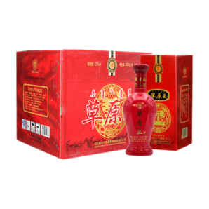 草原  草原王酒 婚宴紅草42度500ml*6瓶 清香型純糧酒 固態(tài)法