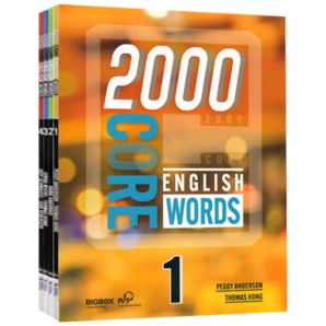 進口原版新版2000 Core English Words 1-4級 常見詞英語2000詞 PET核心詞匯教材 小學英語單詞大全教輔書圖解辭詞典