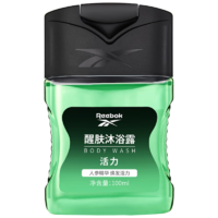 REEBOK銳步 醒膚沐浴露男女通用  活力100ml 旅行裝