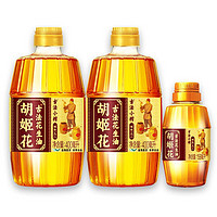 胡姬花 古法小榨花生油400ml*2+味極鮮150ml 食用油調味組合