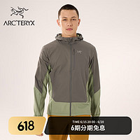 ARC'TERYX 始祖鳥 ARC’TERYX始祖鳥 KONSEAL HYBRID HOODY 保暖 男子 抓絨衫 Forage/Chloris/幽霧綠/虎尾草綠 L