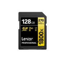 Lexar 雷克沙 1800X SD存儲(chǔ)卡 128GB（UHS-II、V30、U3）