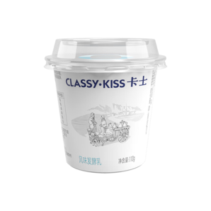 卡士CLASSY·KISS 100g風味發(fā)酵乳 7種乳酸菌 原味100g*18杯