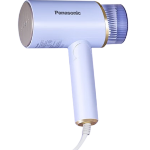 松下（Panasonic）手持掛燙機 家用蒸汽電熨斗 大功率熨燙機 熨燙衣服神器 小型便攜 快速除皺 出差旅行必備GHF025 云霧紫丨可折疊+快速除皺GHF026