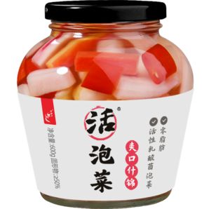 老壇子爽口什錦600g 四川什錦東坡泡菜開味菜酸辣下飯菜涼菜