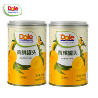 Dole 都樂(lè) 糖水型黃桃罐頭425g*2罐裝碭山黃桃水果休閑零食