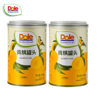 Dole 都樂 糖水型黃桃罐頭425g*2罐裝碭山黃桃水果休閑零食