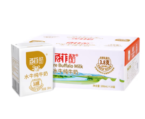 BONUS 百菲酪 水牛奶純牛奶 200ml*18盒