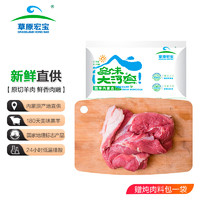 草原宏寶 內(nèi)蒙古羔羊去骨后腿肉 凈重1kg/袋