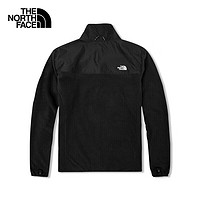 THE NORTH FACE 北面 抓絨衣男上裝 戶外運(yùn)動(dòng)保暖抓絨內(nèi)膽可配三合一夾克外套 JK3/黑色/23/ S/165