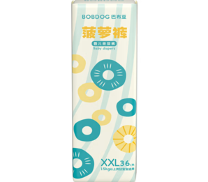 BoBDoG 巴布豆 菠蘿系列 紙尿褲 XXL36片