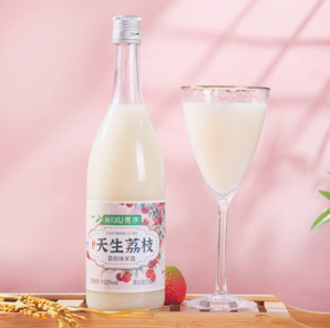 88VIP！麥序 荔枝味低度微醺糯米酒 750ml*1瓶